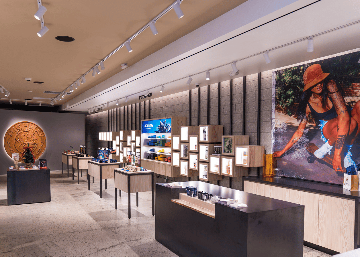 Interior shot of Highway Cannabis, the best dispensary near LAX.
